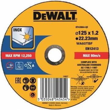 Dewalt metalni disk 125x1,2 mm
