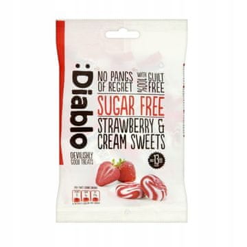 Diablo Voćne žvakaće bombone bez šećera , 75 g