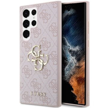 Guess Futrola Guess GUHCS23L4GMGPI za Samsung S23 Ultra - roza, 4G Big Metal Logo