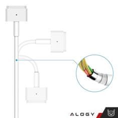 punjač za MacBook Apple MacBook MagSafe 2 T-tip adapter za napajanje 45W bijela