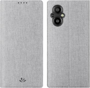 Siva preklopna maskica za OnePlus Nord N20 5G