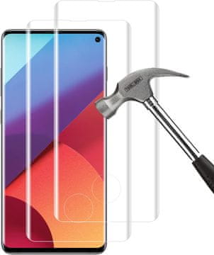 Kaljeno staklo ZA Samsung Galaxy S10 visokootporno staklo 9H 2 KOMADA