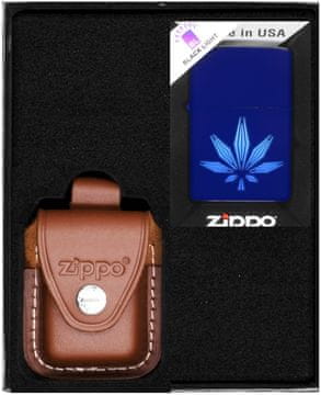ZIPPO upaljač CANNABIS DESIGN poklon set od 4 br. 2