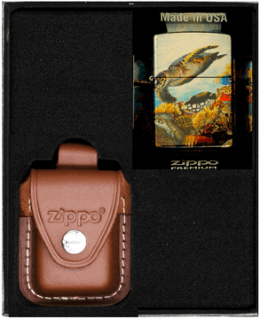 ZIPPO upaljač DEEP SEA DESIGN poklon set br. 4