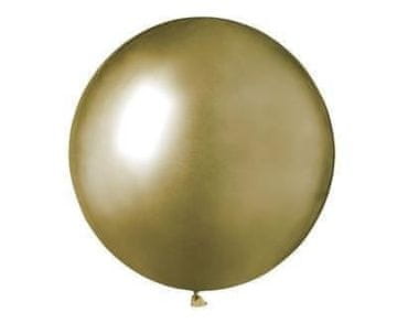 Gemar Lateks baloni, zlatni sjajni krom, 47,5 cm, 1 kom.