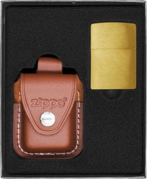 ZIPPO poklon set upaljača s mesinganim četkanjem br. 4
