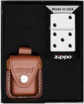 ZIPPO upaljač DOMINOS DESIGN poklon set br. 4