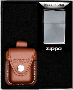 Set Zippo upaljač Chrome High Polished, poklon No2