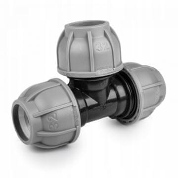 Bradas T-komad za PE cijevi DSRA10T25 25x25mm sustav kapanja
