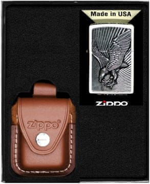 Zippo upaljač EAGLE EMBLEM poklon set br. 4