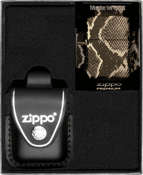 ZIPPO upaljač SNAKE SKIN poklon set br. 3