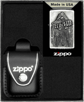 ZIPPO upaljač GAME OVER EMBLEM poklon set br. 3