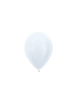 em biserno bijeli lateks baloni 12 cm, 50 kom.