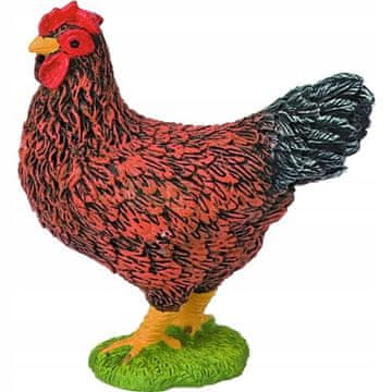 Bullyland 62316 smeđa figurica kokoši 4 cm