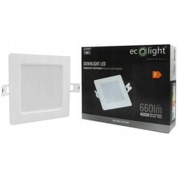LED stropna svjetiljka P/T kvadratna 6W 4000K bijela DL-1