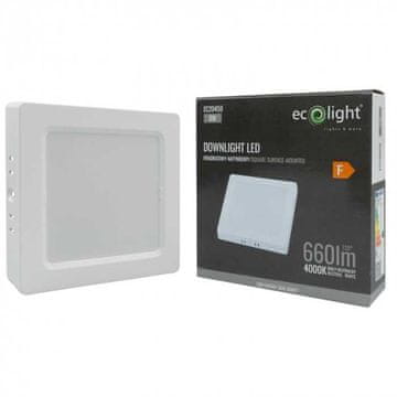 LED Downlight N/T kvadratni 6W 4000K bijeli DL-1