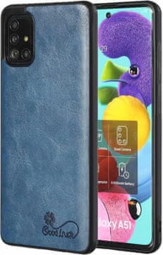 Silikonska futrola od kaljenog stakla za Samsung Galaxy A52 5G, tamnoplava