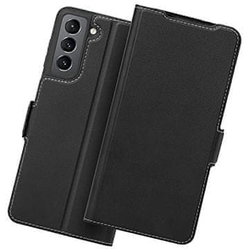 Preklopna futrola za Samsung Galaxy S21 FE 5G crna, PU koža SM-G990B