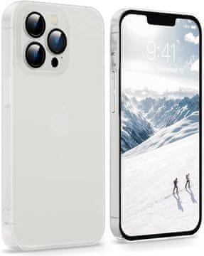 Futrola za Apple iPhone 13 PRO 6.10" mat bijela + poklopac objektiva