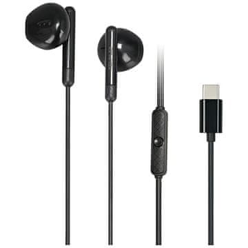 Awei PC-6T USB-C stereo slušalice crne boje