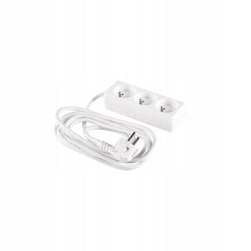 Produžni kabel s 3 utičnice 3m +0