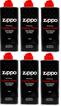 ZIPPO set 6 x 125ml benzin, pribor