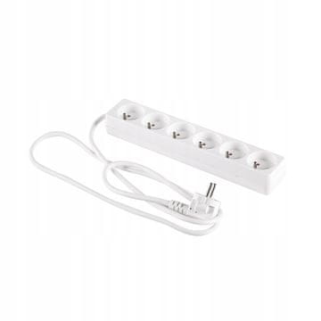 Produžni kabel 6 utičnica 1,5 m +0