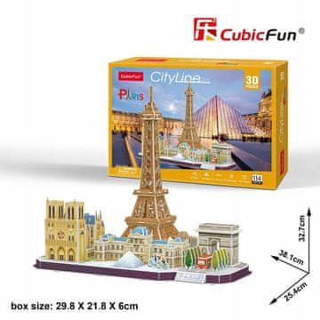 Bic Gradska linija Pariz MC254H 3D slagalica
