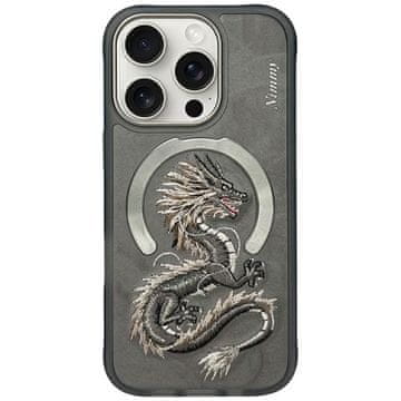 M&M Futrola Dragon MagSafe za iPhone 16 Pro, siva