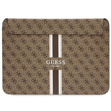 Guess Guess 4G Printed Stripes futrola za 16" prijenosno računalo - smeđa