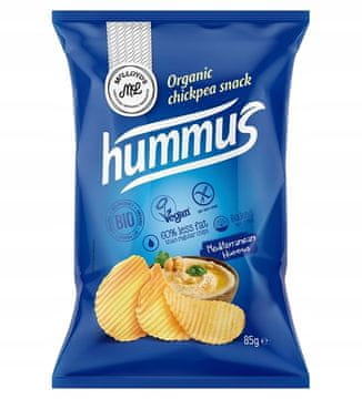 ČIPS OD SLANUTKA S OKUSOM HUMUSA ORGANSKI 85 g
