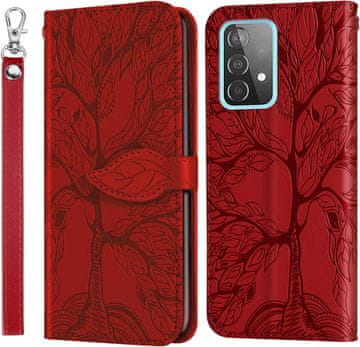 Zaključavajuća maskica za Samsung Galaxy A73 5G crvena