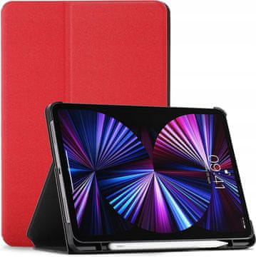Futrola za Apple iPad Pro 11" 4/3. generacije / iPad Air 5/4. generacije crvena, s mogućnošću zaključavanja