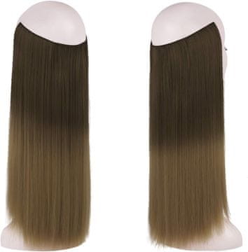 Sintetičke ekstenzije za kosu, ravne ombre ekstenzije 46 cm