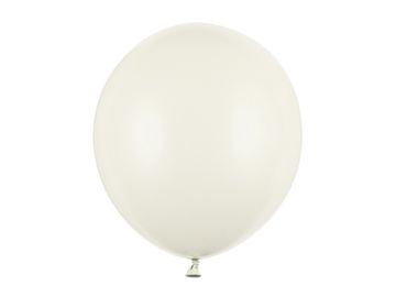 PartyDeco Baloni od snažnog lateksa, pastelno svijetlo krem boje, 43 cm, 25 kom.