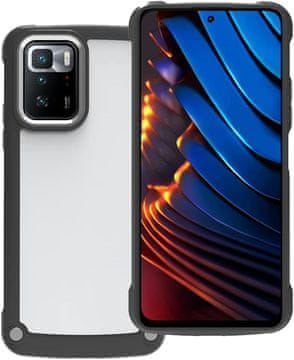 Futrola za telefon Poco X3 GT prozirna crna