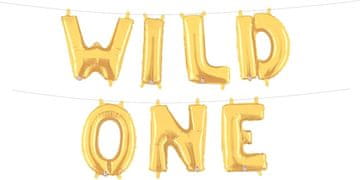Wild ONE zlatni set balona za rođendan