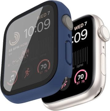 Futrola za Apple Watch 7/8/9 41MM tamnoplava SA staklom