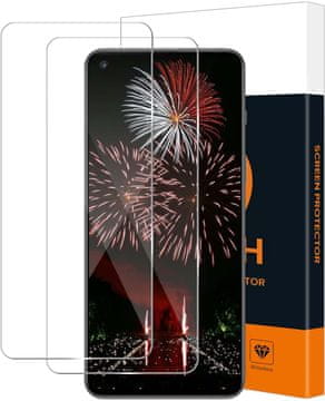 2X kaljeno staklo ZA OnePlus Nord 2 visoka zaštita čvrsta i izdržljiva