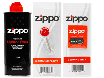 Zippo komplet za benzin, kamenčići i fitilj, dodaci