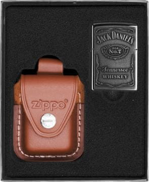 ZIPPO set upaljača JACK DANIELS LABEL CHROME poklon br. 2