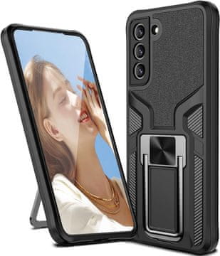 Futrola za Samsung Galaxy S21 FE 5G crna s magnetom SM-G990B SM-G990E SM-G990N