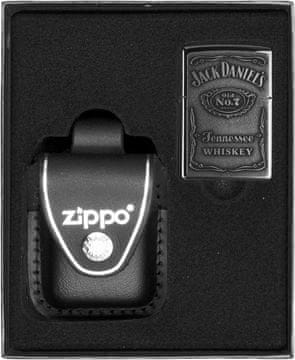 ZIPPO set upaljača JACK DANIELS LABEL CHROME poklon br. 3