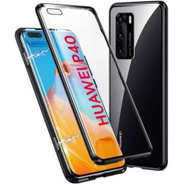 D&R Dr.Fit dvostrana magnetska staklena maskica za Huawei P40 crna