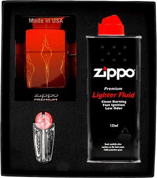 Set ZIPPO upaljač OMBRE FLAMES poklon No1