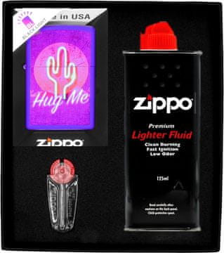 Zestaw zippo upaljač retro dizajn kaktusa, poklon br. 1