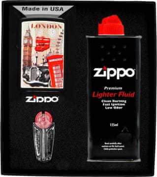 Komplet ZIPPO upaljač LONDON DESIGN poklon br. 1