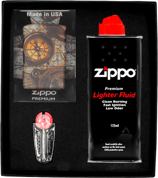 Zestaw zippo upaljač compass poklon br. 1