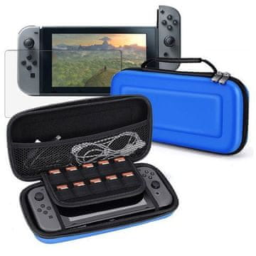 futrola za Nintendo Switch konzolu plava 02 + staklo