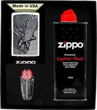 Zippo komplet upaljača Eagle Emblem, poklon broj 1